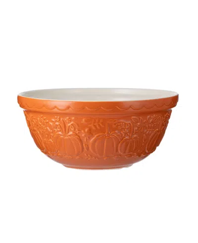 Mason Cash Pumpkin Earthenware 4.25 Oz. Mixing Bowl In Orange