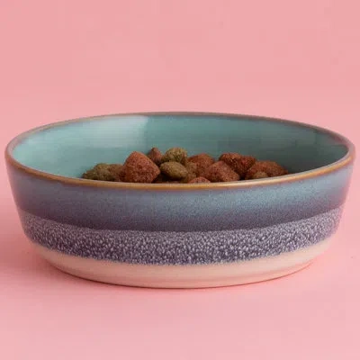 Mason Cash : Reactive Fade Pet Bowl - 5.9", 18.6oz - Multi Glaze, Dog Food-water Dish, Ceramic Stoneware, Micro In Animal Print