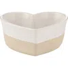 Mason Cash Rustic Charm Heart Baking Dish, 5.5" 375ml Mini Stoneware Oven Dish In Neutral