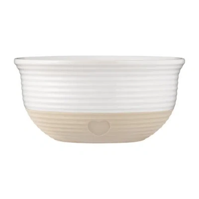 Mason Cash Rustic Charm Mixing Bowl, 10.2" Stoneware Mixing Bowl In Transparent