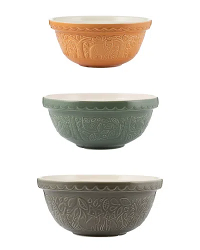MASON CASH MASON CASH SET OF 3 IN THE FOREST MIXING BOWLS