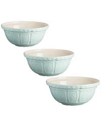 Mason Cash Color Mix Bowl Set In Blue