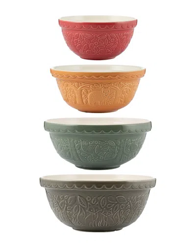 MASON CASH MASON CASH SET OF 4 IN THE FOREST MIXING BOWLS