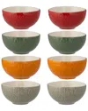 Mason Cash In The Forest Food Prep Bowls, Set Of 8 In Multi