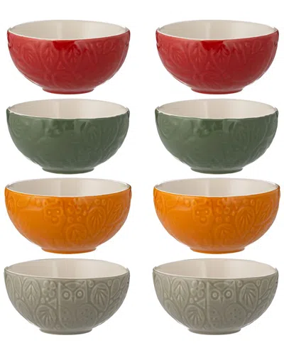 MASON CASH MASON CASH SET OF 8 IN THE FOREST FOOD PREP BOWLS