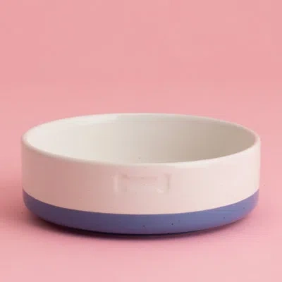 Mason Cash : Speckle Dip Dog Bowl - 5.9", 15.2oz - Blue, Cream, Bone - Ceramic Food & Water Dish, Microwave-dis In Multi
