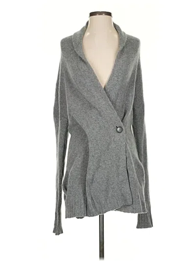 Pre-owned Mason Cashmere Cardigan Sweater In Gray