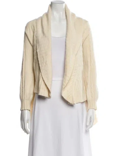 Pre-owned Mason Cashmere V-neck Sweater In Neutral
