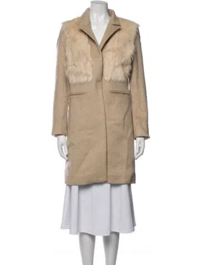 Pre-owned Mason Coat In Neutrals