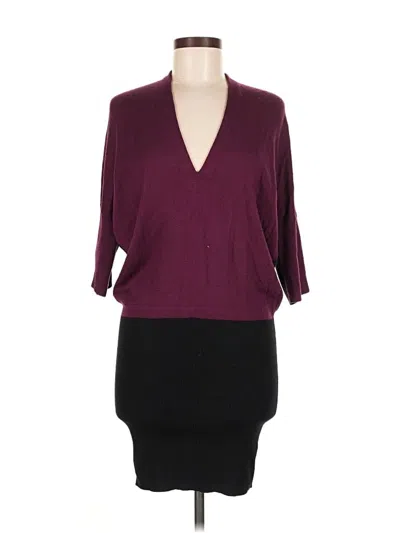 Pre-owned Mason Cocktail Dress In Burgundy