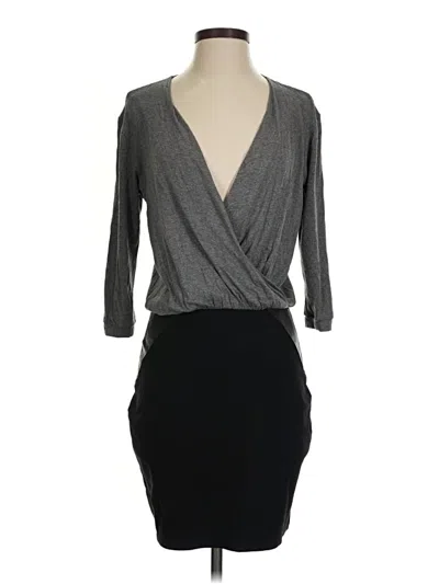 Pre-owned Mason Cocktail Dress In Gray