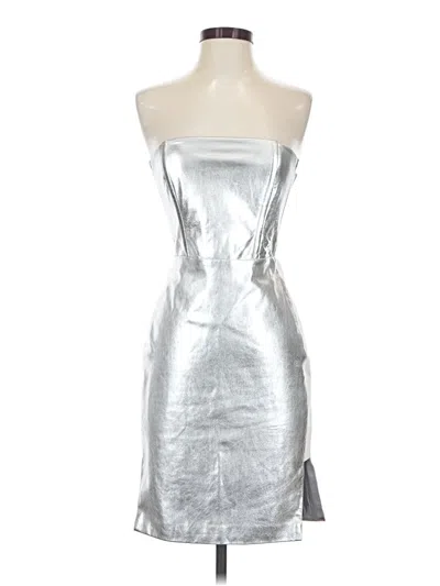 Pre-owned Mason Cocktail Dress In Silver