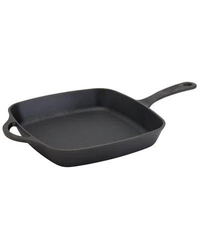 MASON CRAFT & MORE MASON CRAFT AND MORE 11 CAST IRON SQUARE FRY PAN WITH ASSIST HANDLE