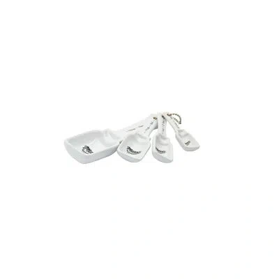 Mason Craft & More 4-piece Measuring Spoon Set In White