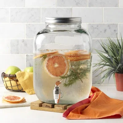 Mason Craft & More Classic Drinkware  376 Oz. Beverage Dispenser In Clear