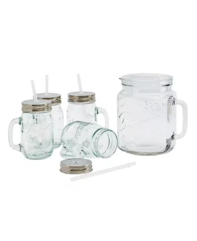 Mason Craft & More Glass Drinkware Set, 14-piece In Clear