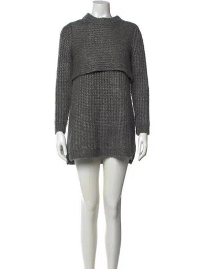 Pre-owned Mason Crew Neck Sweater In Gray