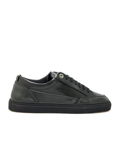 Mason Garments Lace-up Low-cut Casual Shoes In Black