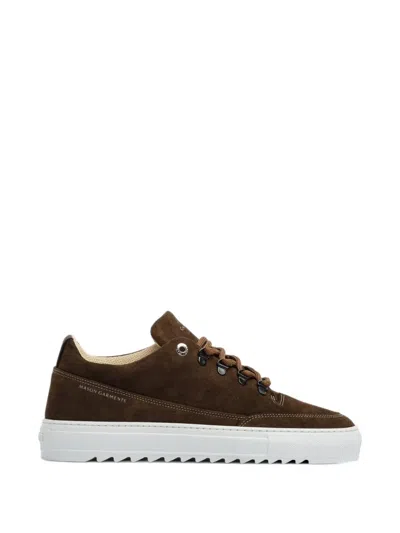 Mason Garments Torino Colorato Suede Sneakers In Brown