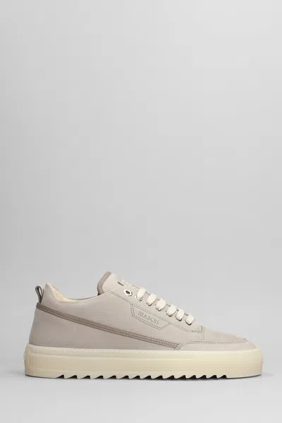 Mason Garments Torino Sneakers In Taupe Leather