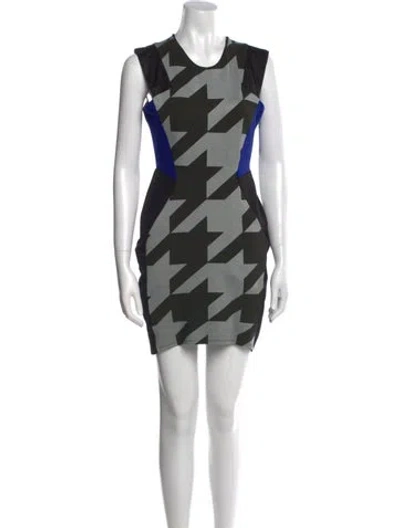 Pre-owned Mason Printed Mini Dress In Multi