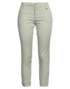 Mason's Icon Woman Pants Light Green Size 8 Lyocell, Lycra