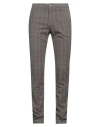 Mason's Man Pants Dark Brown Size 38 Cotton, Elastane In Brown