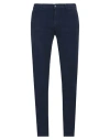 Mason's Man Pants Navy Blue Size 30 Cotton, Elastane In Navy Blue