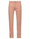 MASON'S MASON'S MAN PANTS PASTEL PINK SIZE 38 COTTON, MODAL, ELASTANE