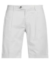 Mason's Man Shorts & Bermuda Shorts Light Grey Size 32 Cotton, Elastane