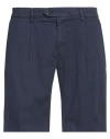 Mason's Man Shorts & Bermuda Shorts Navy Size 32 Cotton, Elastane In Navy