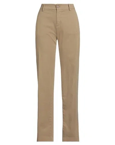 Mason's Woman Pants Camel Size 6 Cotton, Elastane In Beige