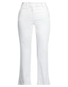 Mason's Woman Pants Cream Size 12 Cotton, Polyamide, Elastane In Purple