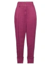 Mason's Woman Pants Garnet Size 10 Linen, Viscose, Elastane In Red