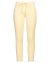 Mason's Woman Pants Pastel Yellow Size 12 Cotton, Elastane In Grey
