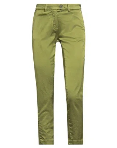 Mason's Woman Pants Military Green Size 2 Cotton, Viscose, Elastane