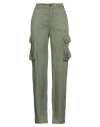 Mason's Woman Pants Military Green Size 8 Modal In Green
