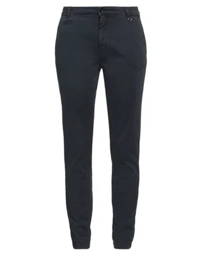 Mason's Woman Pants Navy Size 4 Cotton, Viscose, Elastane In Navy Blue