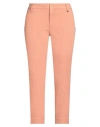 Mason's Woman Pants Salmon Pink Size 10 Cotton, Lyocell, Elastane