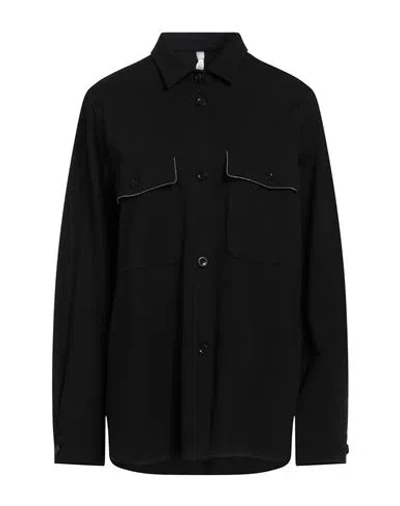 Mason's Woman Shirt Black Size 8 Viscose, Polyamide, Elastane
