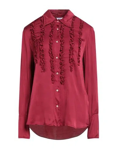 Mason's Woman Shirt Garnet Size 6 Viscose
