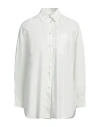 Mason's Woman Shirt White Size 8 Cotton