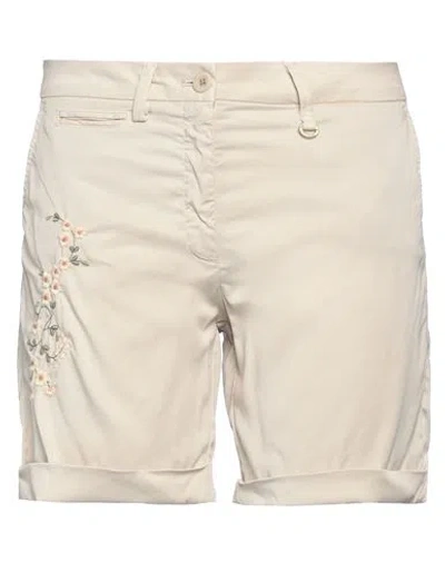 Mason's Woman Shorts & Bermuda Shorts Beige Size 2 Lyocell, Elastane