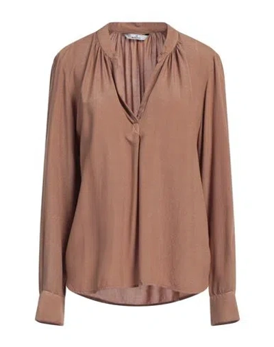 Mason's Woman Top Camel Size 8 Viscose, Polyester In Beige