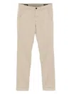 Mason's Turn Up-cuff Chinos In Neutral