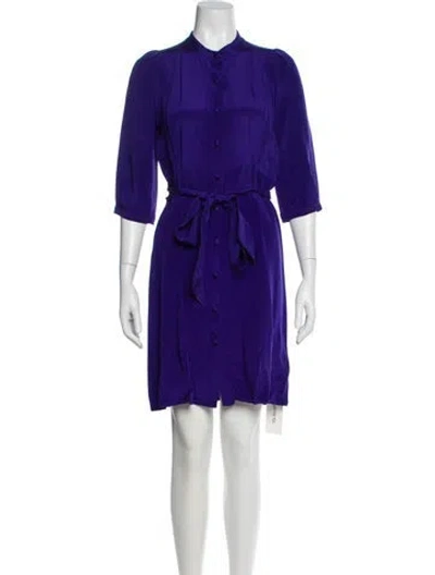 Pre-owned Mason Silk Knee-length Dress In Multi