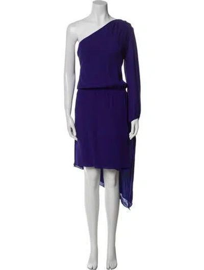 Pre-owned Mason Silk Long Dress In Blue