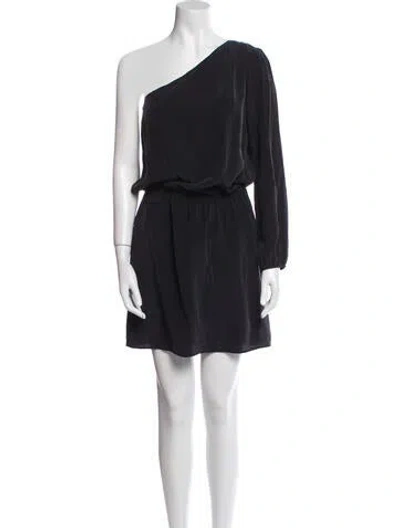 Pre-owned Mason Silk Mini Dress In Black