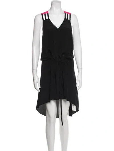 Pre-owned Mason Silk Mini Dress In Black