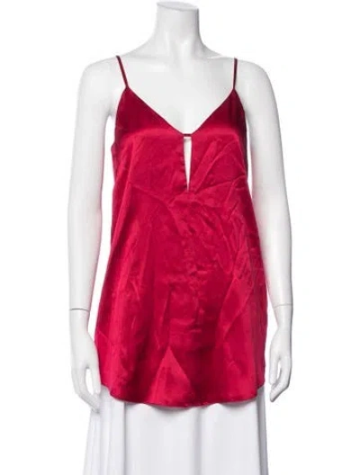 Pre-owned Mason Silk Mini Dress In Red